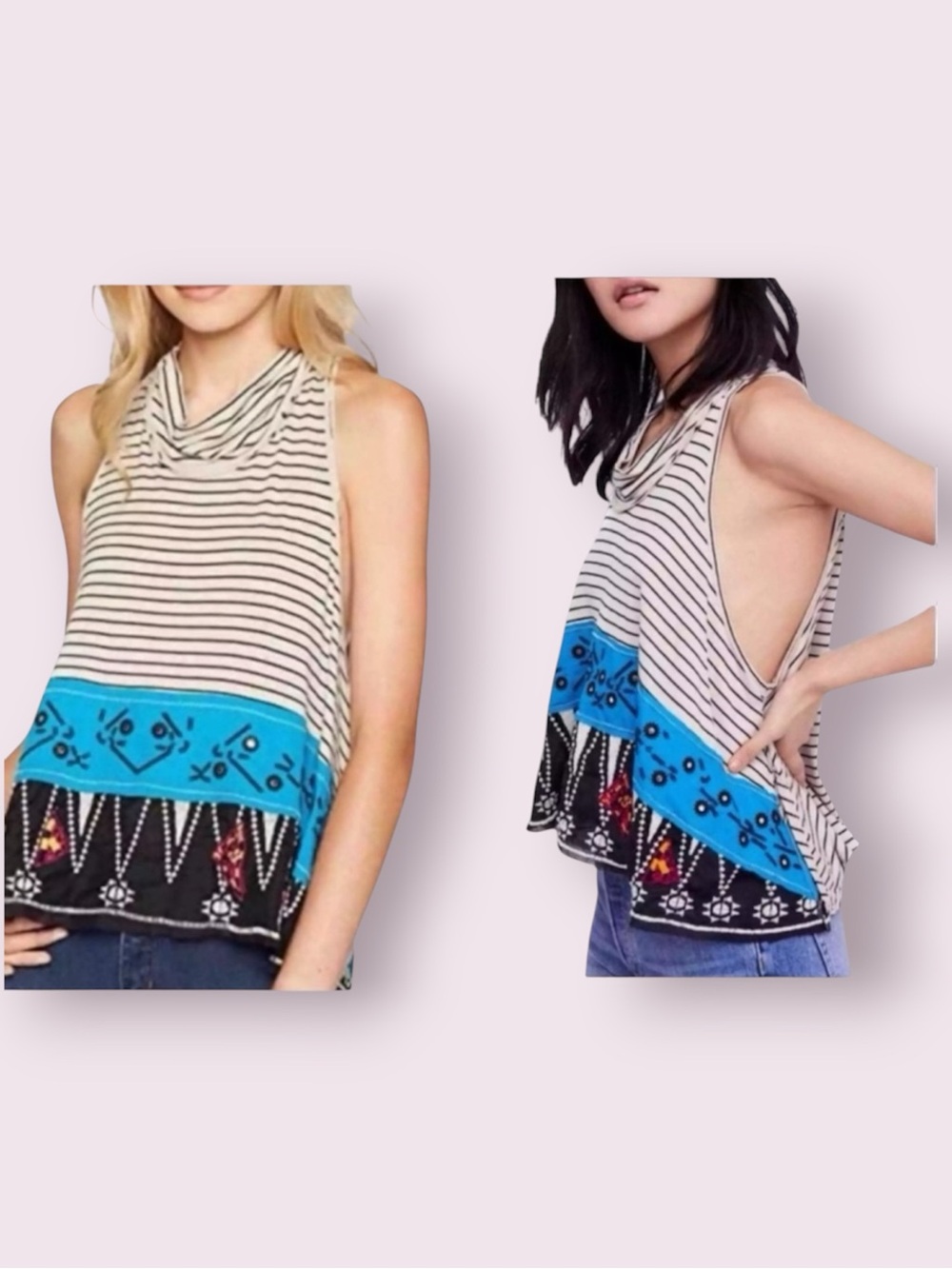 Free People We The Free North South Tank Top Size XS